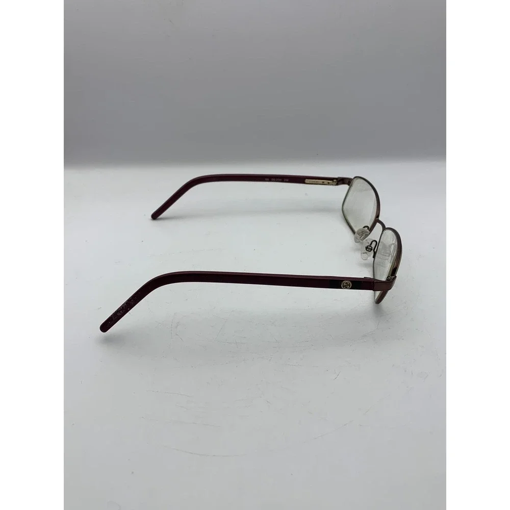 Gucci Eyeglasses GG 2741 23E 135 Red Rectangular Full Rim Metal Plastic Womens